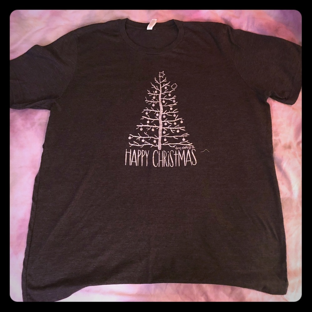❤️SOLD❤️ Happy Christmas Bella Canvas tee size XL